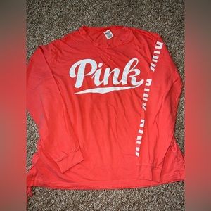 PINK oversized long sleeve.